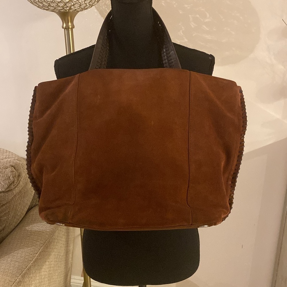 ALLSAINTS suede tote bag 12*18” - Picture 4 of 7